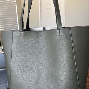 Olive Green Tote Bag